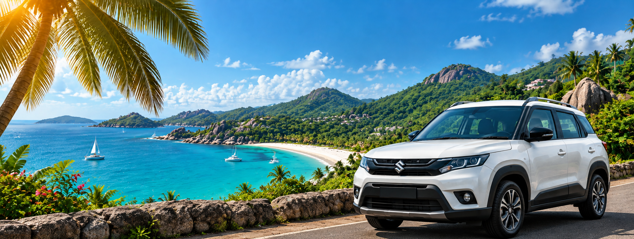 Rent a car in Seychelles Praslin